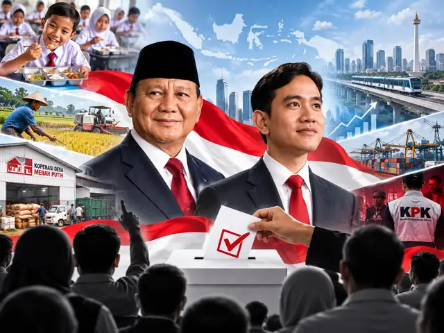 Ilustrasi evaluasi dua tahun pemerintahan Prabowo-Gibran dan program prioritas pemerintah.