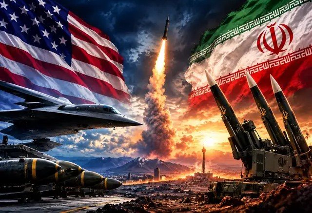 Ilustrasi bom MOAB milik Amerika Serikat di tengah meningkatnya ketegangan militer dengan Iran.